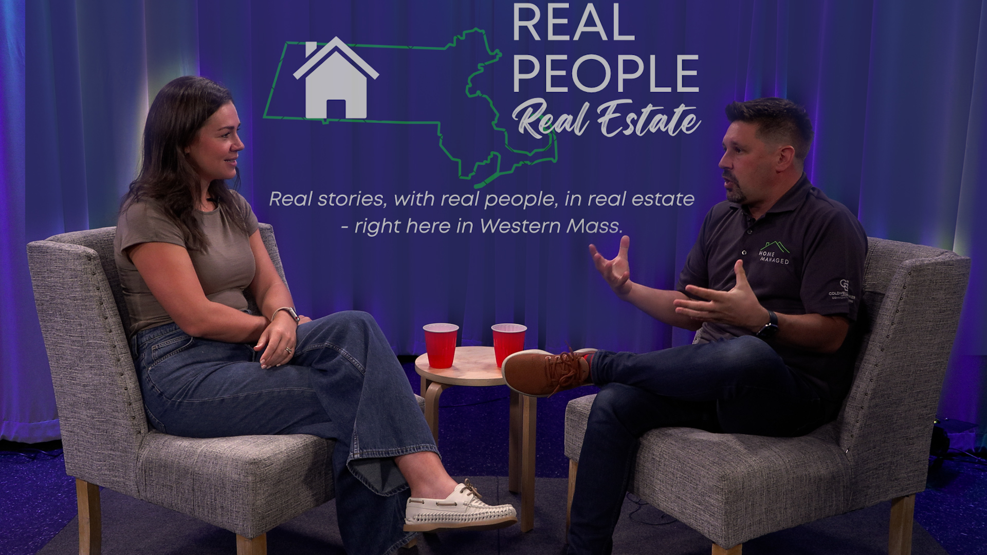 Lindsay LaBonte and Brian Megliola discussing